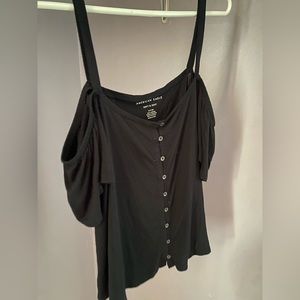 American Eagle Black off the shoulder